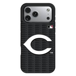Keyscaper - MLB - Cincinnati Reds Personalized Bump Case with 8.2ft Drop Protection - 15 - Multicolor