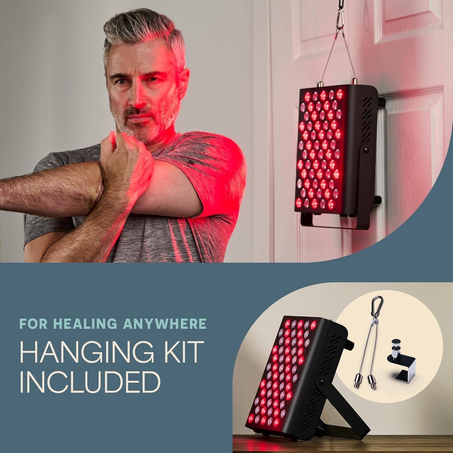 FOR HEALING ANYWHERE  
HANGING KIT INCLUDED