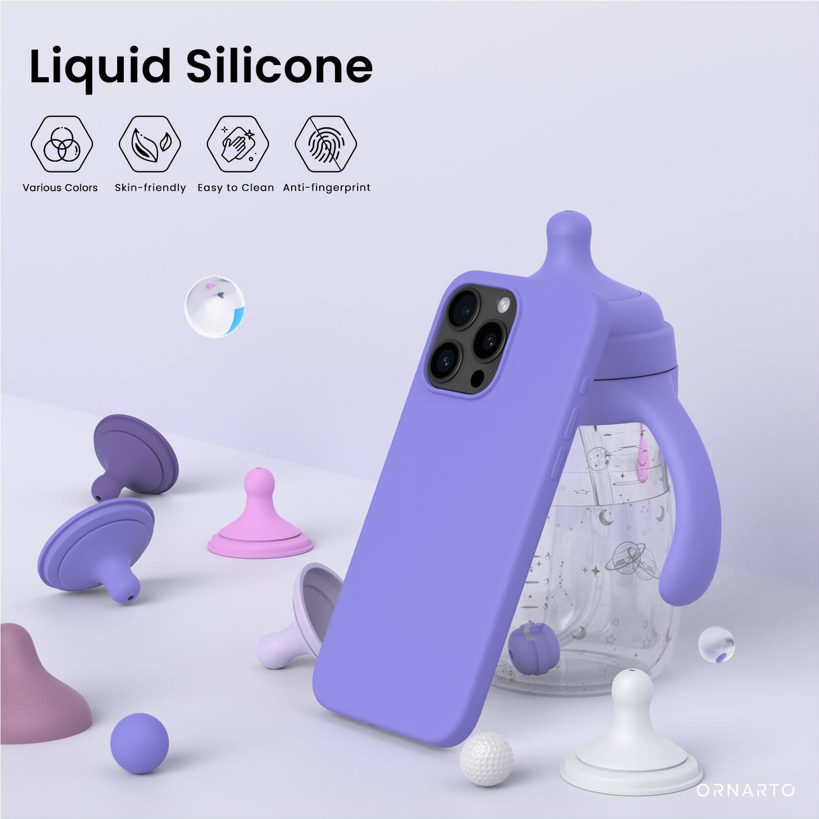 Liquid Silicone, Various Colors, Skin-friendly, Easy to Clean, Anti-fingerprint, ORNARTO