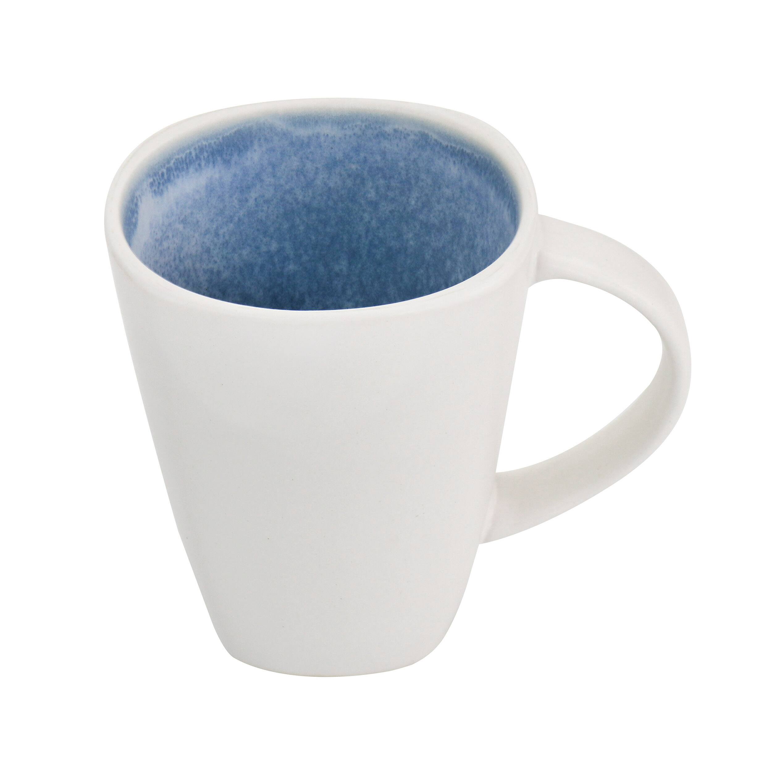 Alt View 4. Gibson - Gibson Elite 16 Piece Soho Lounge Reactive Glaze Stoneware Dinnerware Set in Light Blue - Light Blue.