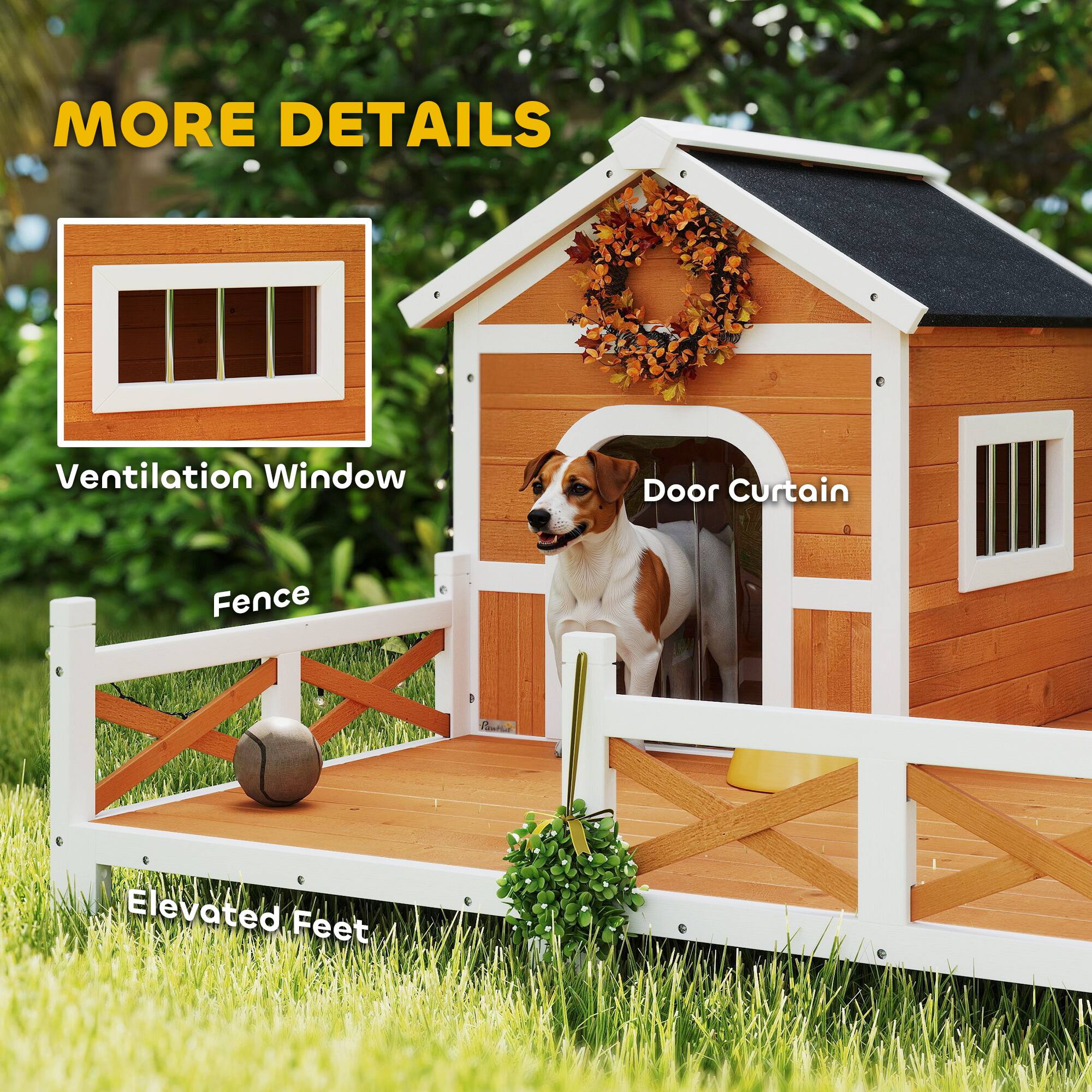 MORE DETAILS

- Ventilation Window
- Door Curtain
- Fence
- Elevated Feet