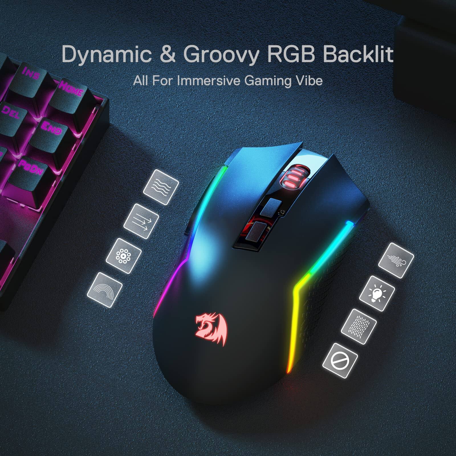 Dynamic & Groovy RGB Backlit  
All For Immersive Gaming Vibe
