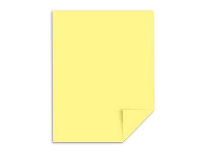 Alt View 1. Exact - Exact 110 lb. Cardstock Paper, 8.5" x 11", Canary, 250 Sheets/Pack (49541) - Canary.