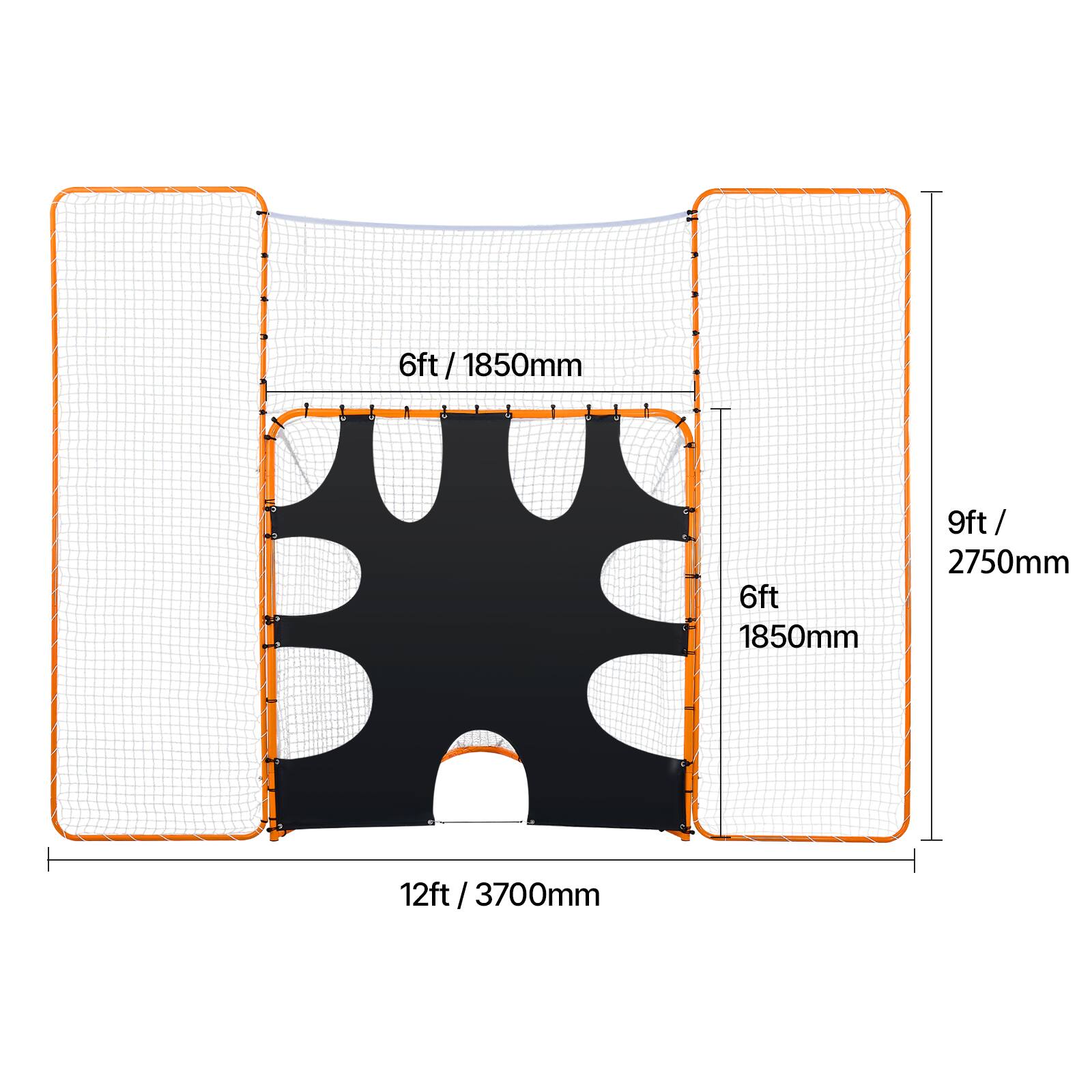 6ft / 1850mm, 6ft / 1850mm, 9ft / 2750mm, 12ft / 3700mm, 12ft