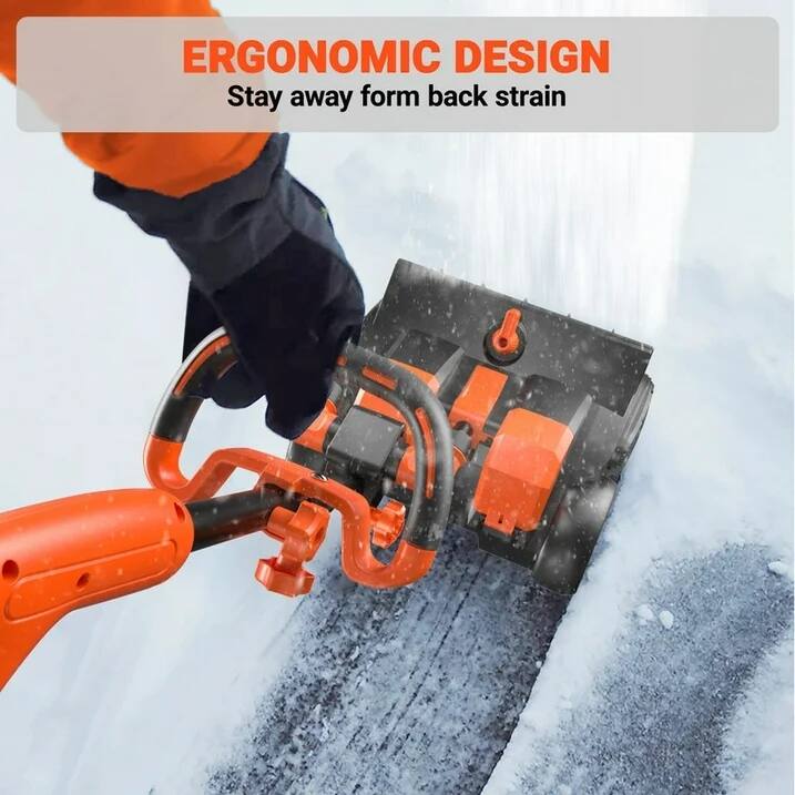 ERGONOMIC DESIGN  
Stay away from back strain
