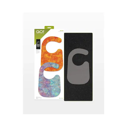 Front. AccuQuilt - GO! Baby Bib Die - Multicolor.