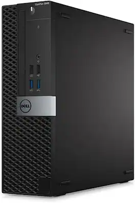 Dell - Refurbished Excellent - Optiplex 5040 SFF Desktop PC, Intel Core i7-6700 3.4 up tp 4.0GHz, 16GB RAM, 480GB SSD, USB WiFi, Windows 11 Pro - Black
