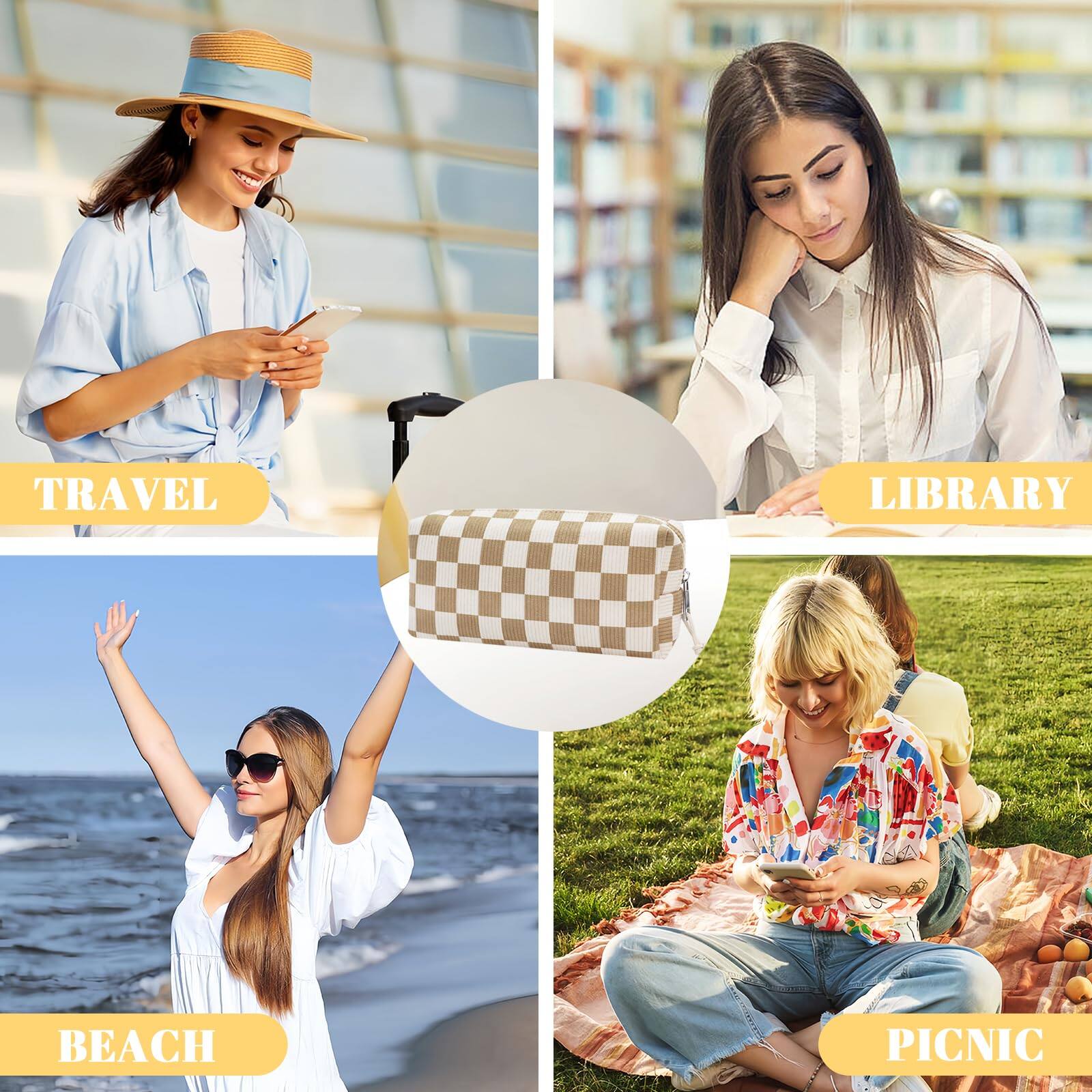 TRAVEL  
LIBRARY  
BEACH  
PICNIC