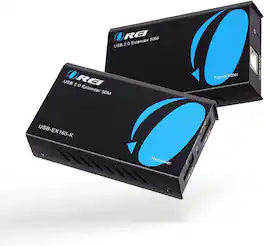 Orei - USB2.0 Extender (USB-B to USB-A) - 165ft (cat6)-USB-EX165-K - Black