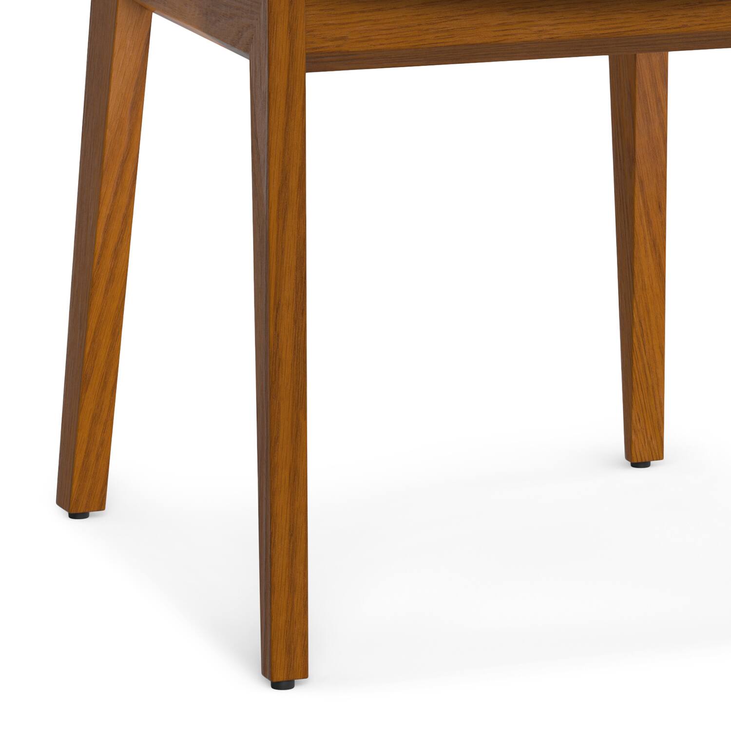 Alt View 5. Simpli Home - Selena Dining Chair (Set of 2) in Light Grey Linen Look Fabric - Light Grey.