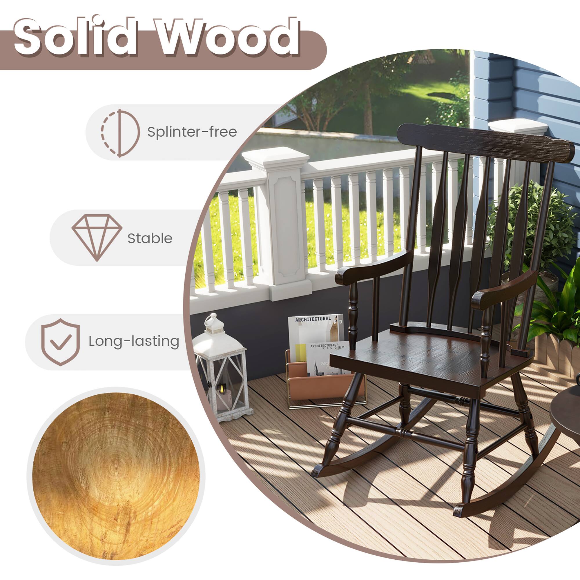 Solid Wood

- Splinter-free
- Stable
- Long-lasting

ARCHITECTURAL