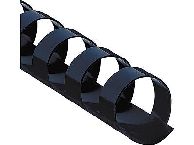 Alt View 2. Fellowes - 3/8" Plastic Binding Spine Comb, 55 Sheet Capacity, Navy, 100/Pack - Navy.