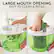 LARGE MOUTH OPENING EASY TO CLEAN & REFILL