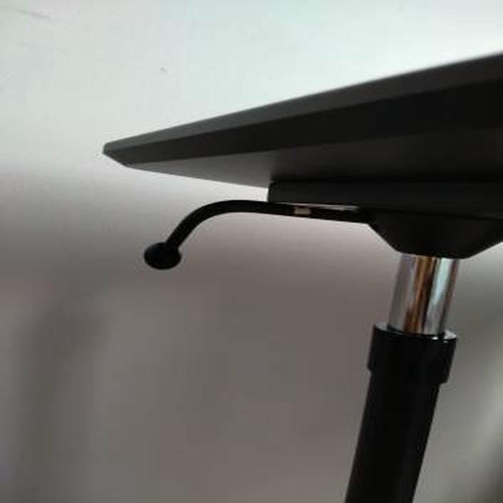 Alt View 4. Pefilos - Height Adjustable Computer Desk Sit to Stand Rolling Notebook Table, Portable Desk, Office Furniture for Home & Office - Brown.