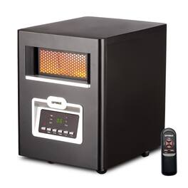 Optimus - Infrared Quartz Heater with Remote & LED Display - Black