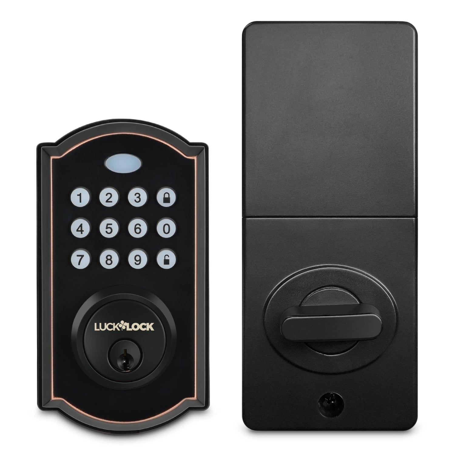 eco4life - Smart WiFi Door Lock with keypad - Black