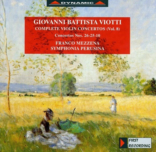Viotti / Mezzena / Symphonia Perusina - Complete Violin Concertos 8  - COMPACT DISCS