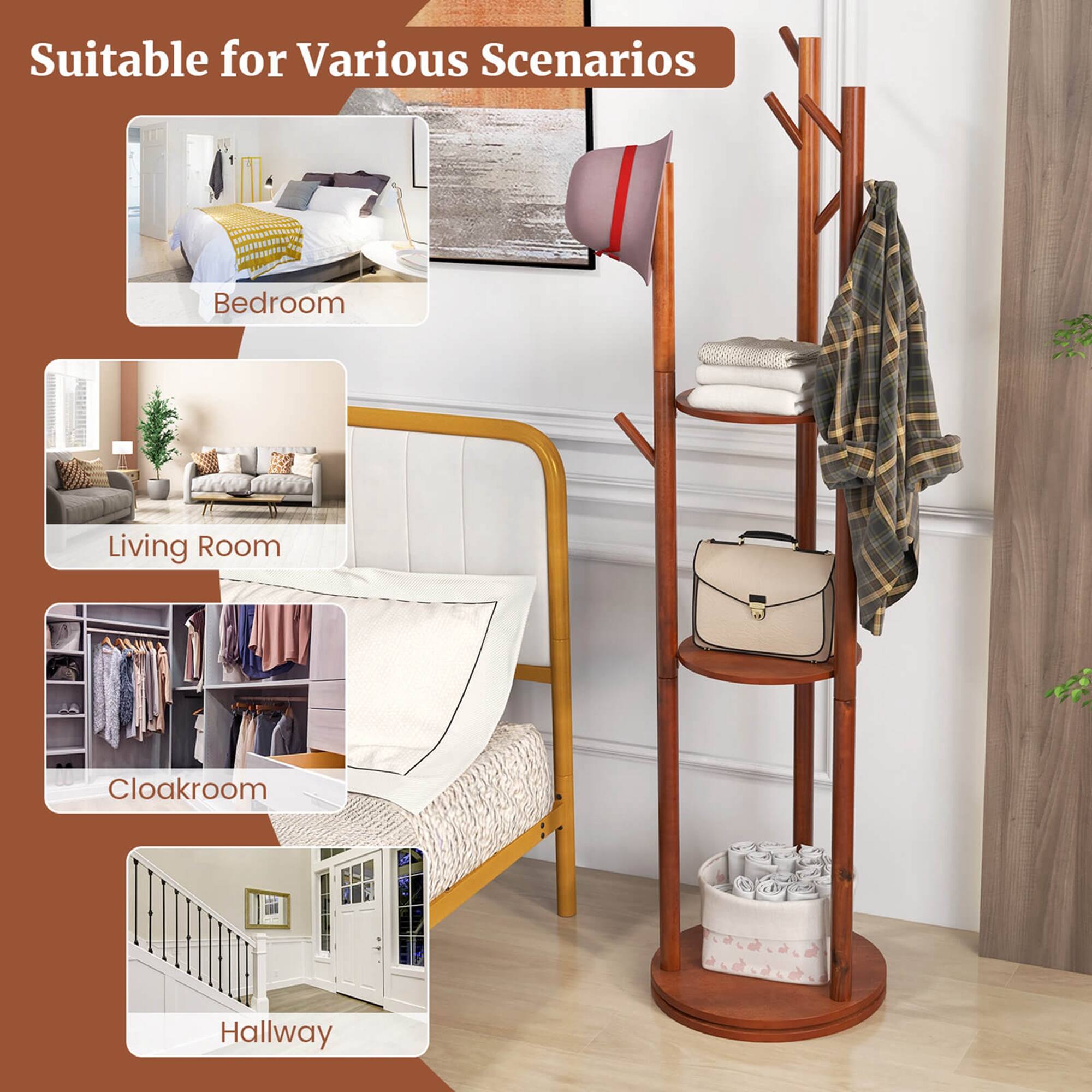 Suitable for Various Scenarios

- Bedroom
- Living Room
- Cloakroom
- Hallway