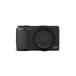 Ricoh - GR III HDF, Premium Digital Compact Camera with 28mmF2.8 GR Lens (International Version) - Black