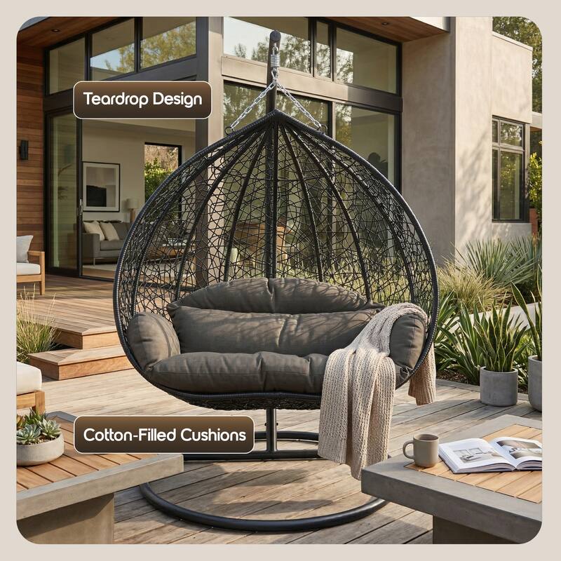 Teardrop Design  
Cotton-Filled Cushions