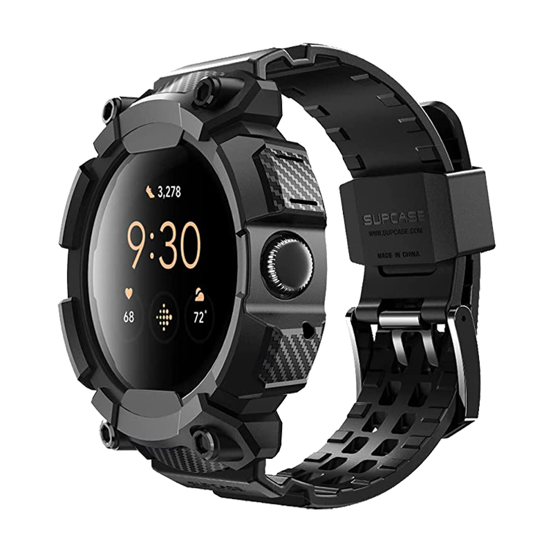 SUPCASE - UB PRO Rugged Wristband Case for Google Pixel Watch 41mm - Black