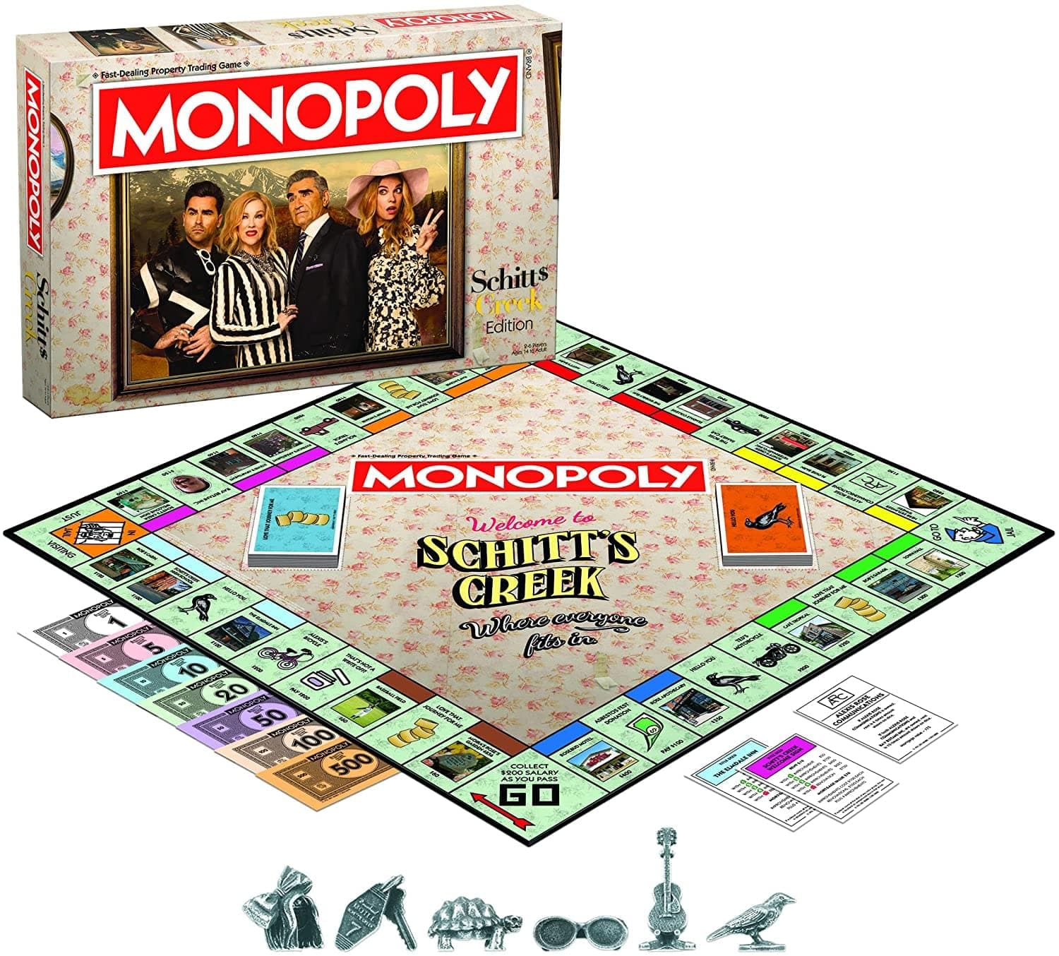 USAoploy - Schitts Creek Collectors Edition Monopoly Board Game | 2-6 Players - Multi-Color