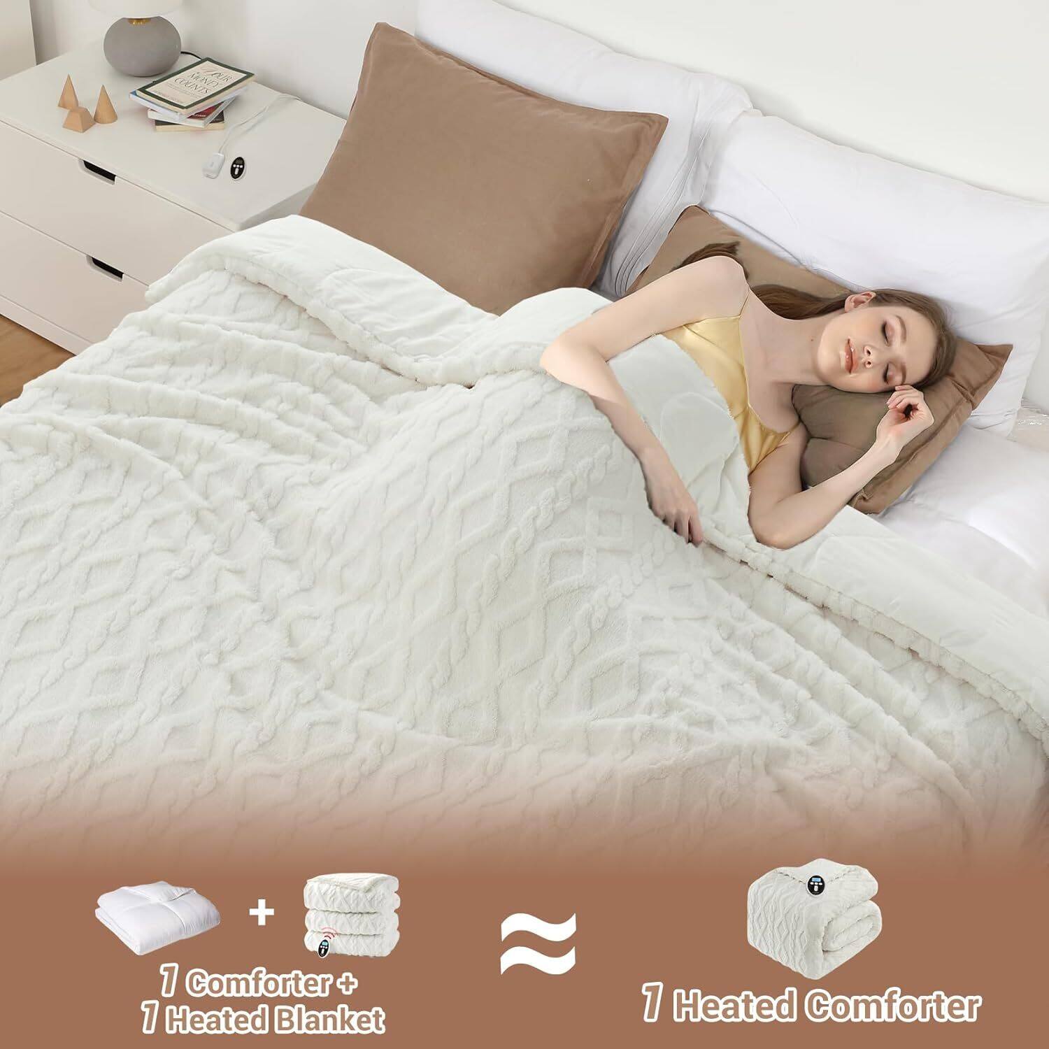 RINIS GT + 6 1 Comforter + 1 Heated Blanket + 1 Heated Comforter

1 Comforter + 1 Heated Blanket

1 Heated Comforter