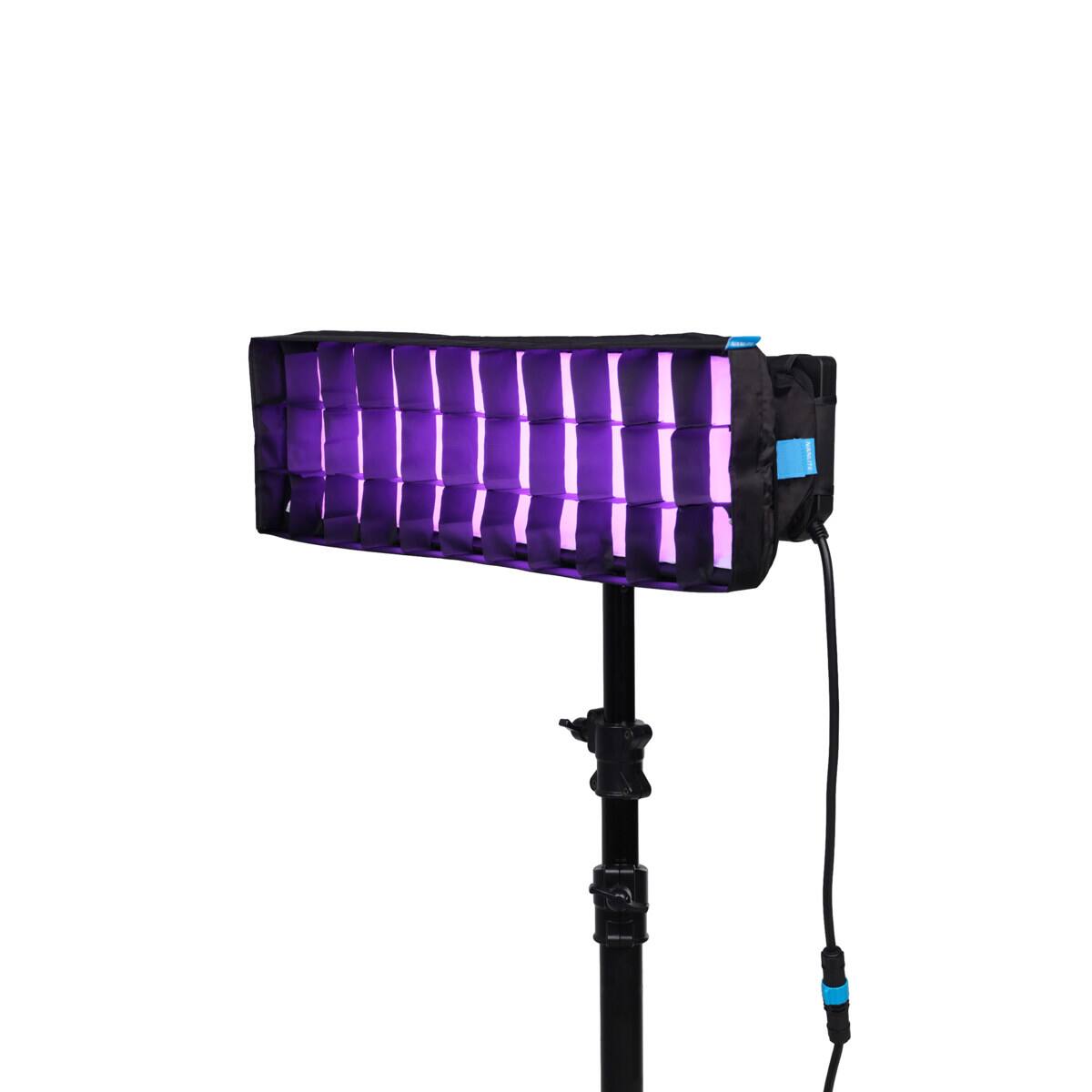 Alt View 9. NANLITE - Nanlite PavoSlim 60CL 2x0.5 60W RGBWW LED Panel Light.