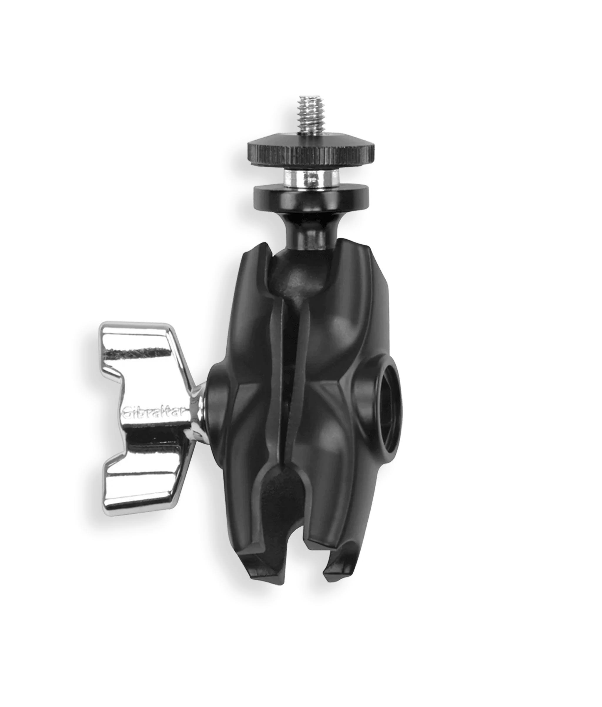 Front. Gibraltar Hardware - Dual Adjust Video Mount (6mm), Fits Most 6mm Compact Video Cameras, Adjustable, Durable & Sturdy.