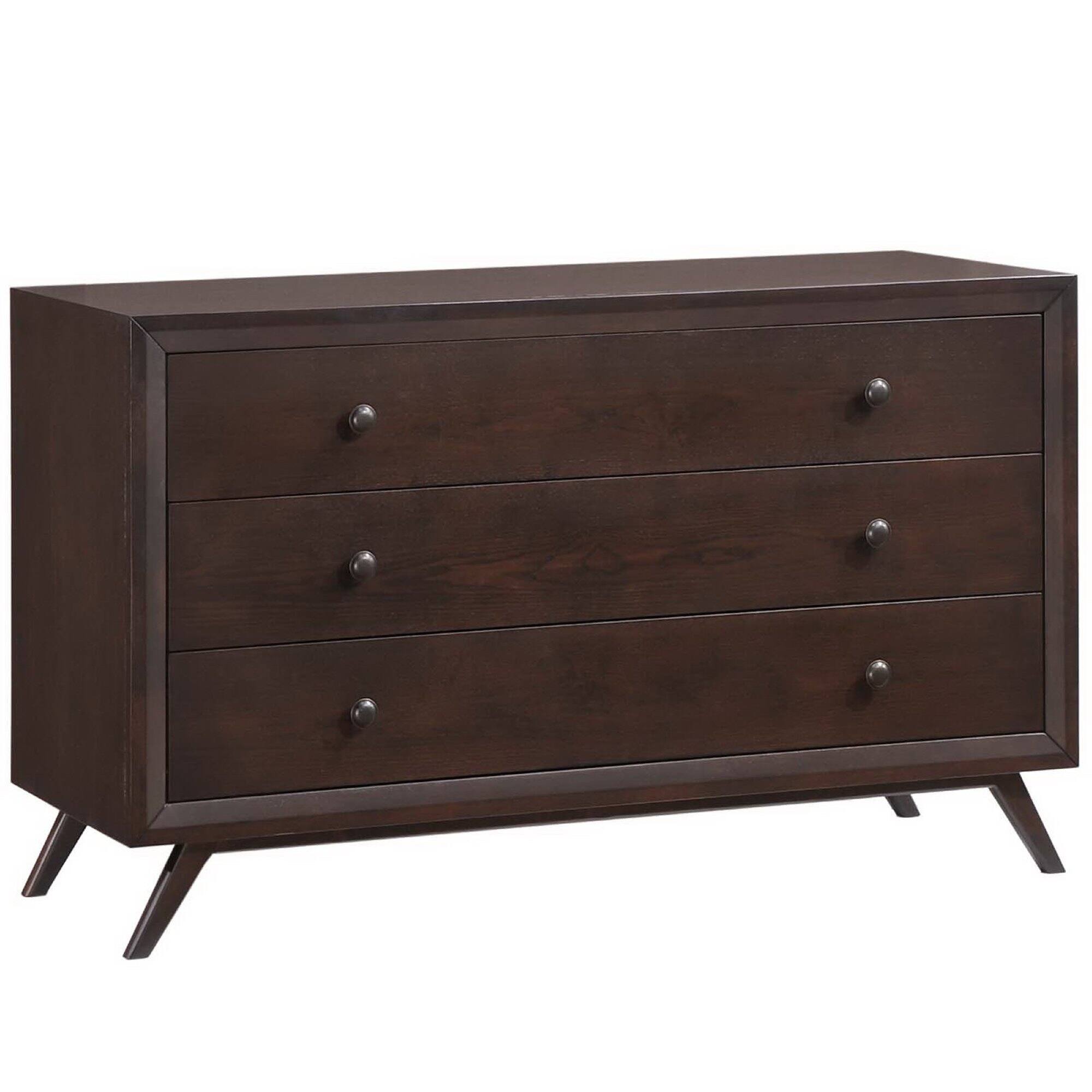 Angle. Modway - Tracy Wood Dresser by Modway - Cappuccino.