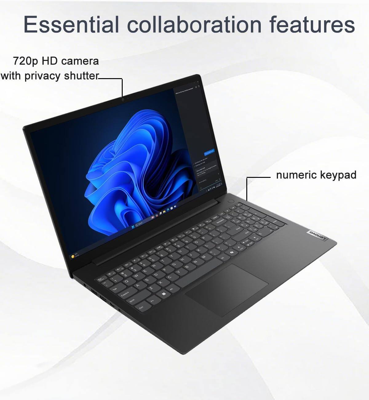 Essential collaboration features

720p HD camera with privacy shutter

numeric keypad