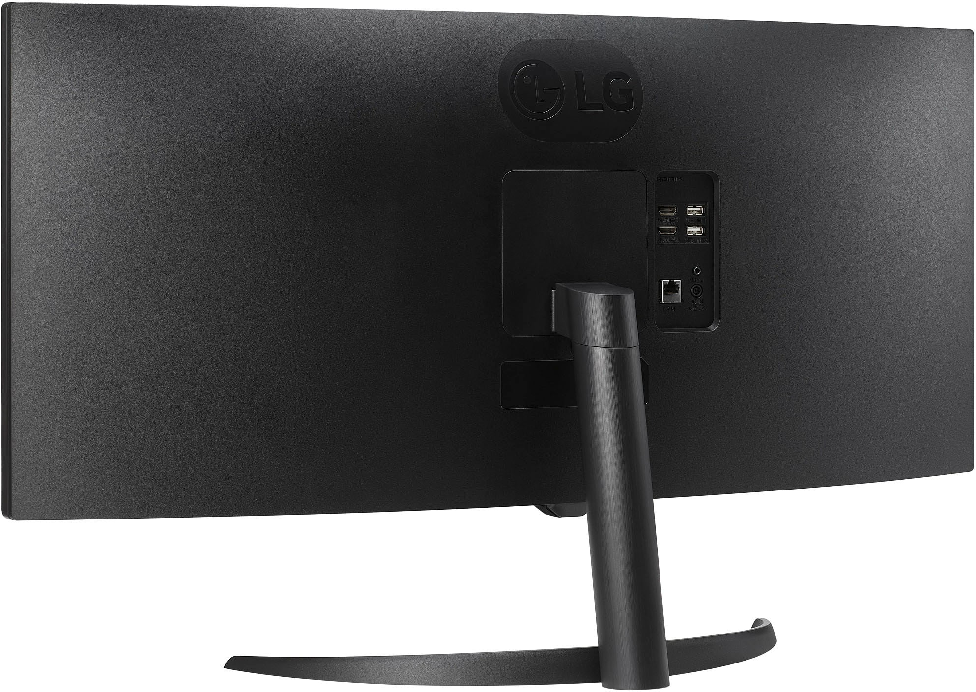 Alt View 3. LG - 34" WQHD 100Hz 5ms Smart Monitor with HDR10 (HDMI, USB-A) - Black.