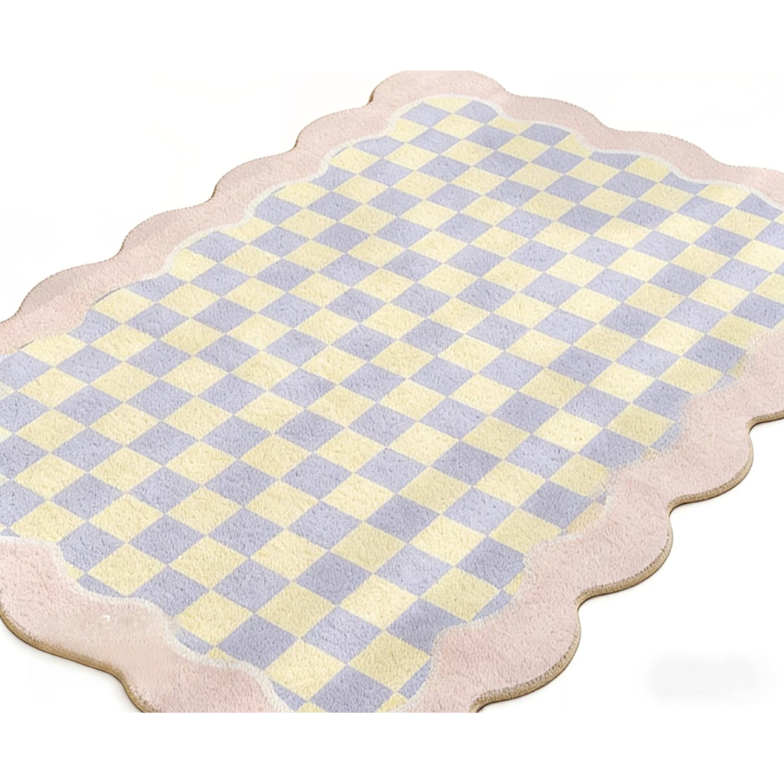 Alt View 3. Lanyspace - 7'x10' Area Rug, Washable Rugs, Non-Slip and Tear-Resistant Soft Carpet, Pet & Child Friendly Mellow Pastel Rug - Multicolor.