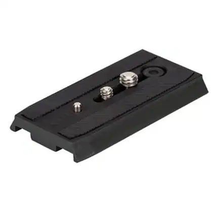 Front. Benro - Benro QR6 Slide-In Video Quick Release Plate for S4 and S6 Video Heads.