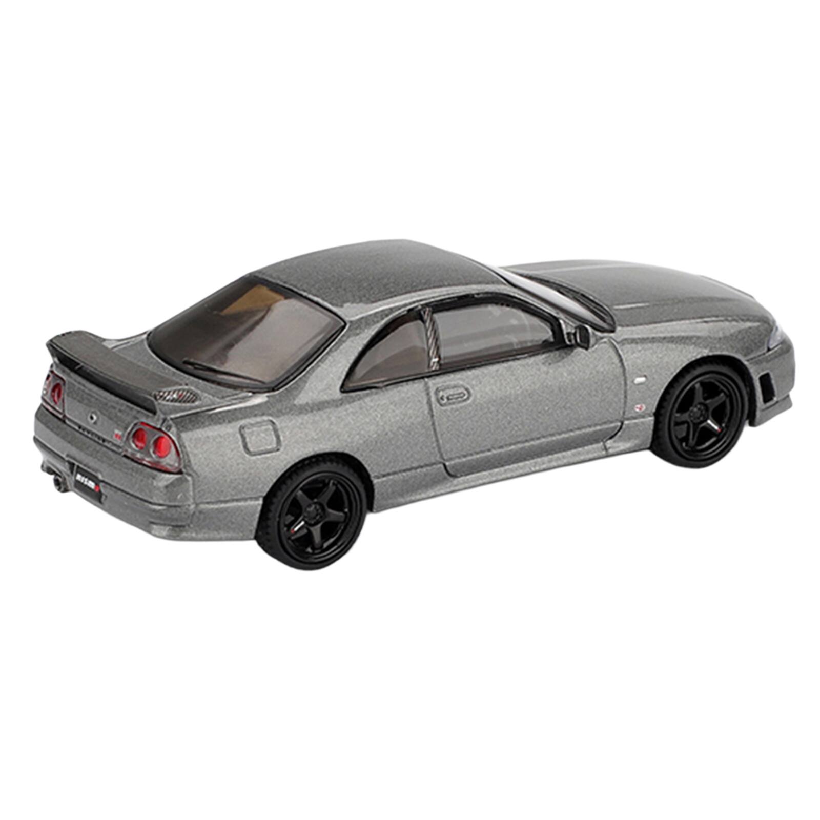 Alt View 2. True Scale Miniatures - Nissan Skyline GT-R (NISMO BCNR33 CRS Version) RHD Dark Metal Gray Metallic Limited Edition 1/64 Model Car by Mini GT.