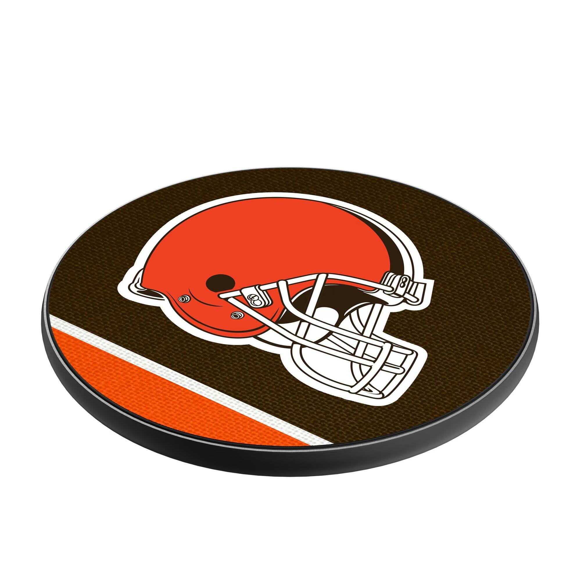 Alt View 1. Keyscaper - Cleveland Browns 15 Watt Wireless Induction Charger - Multicolor.