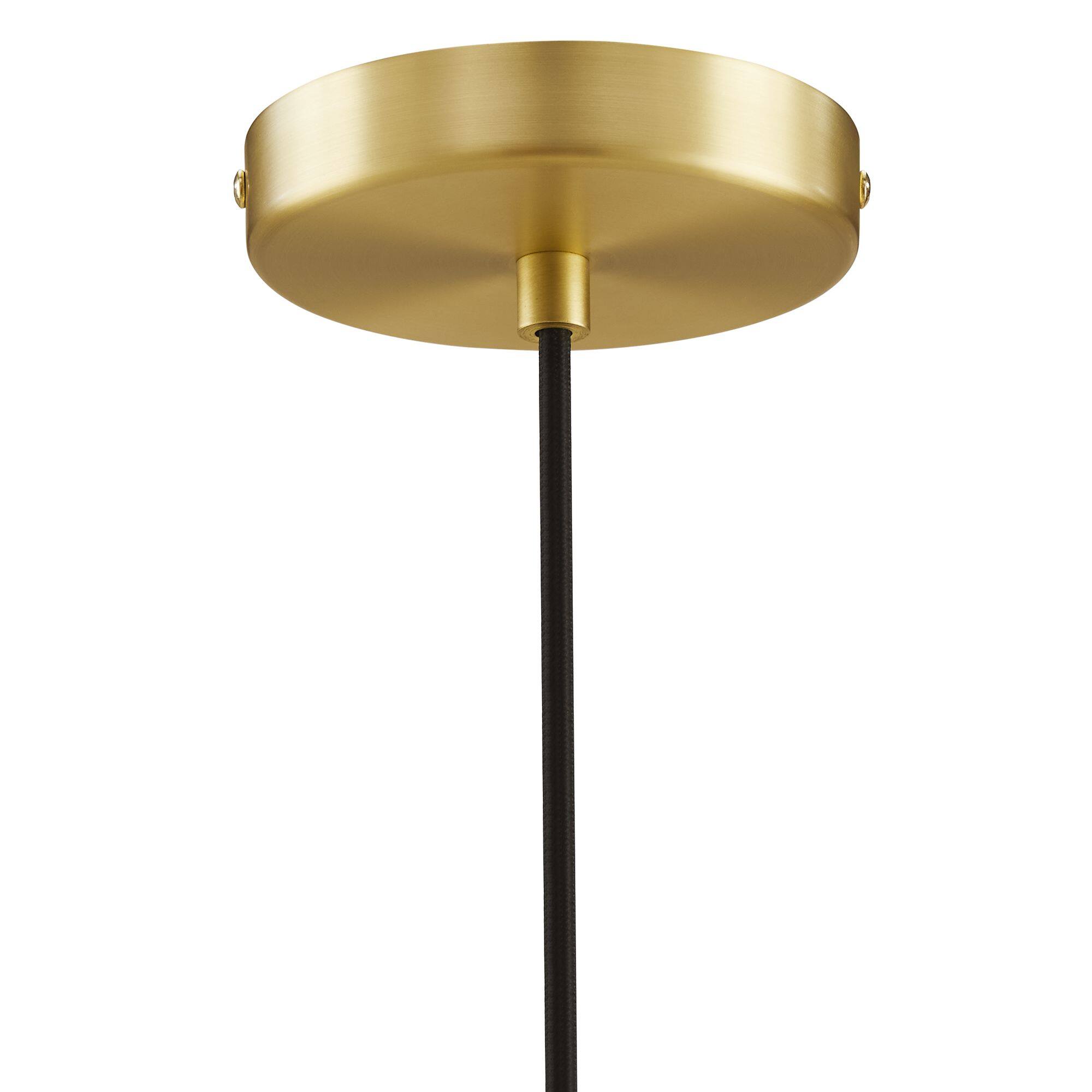 Alt View 5. Modway - Eclipse Globe Pendant Light by Modway - Brass.