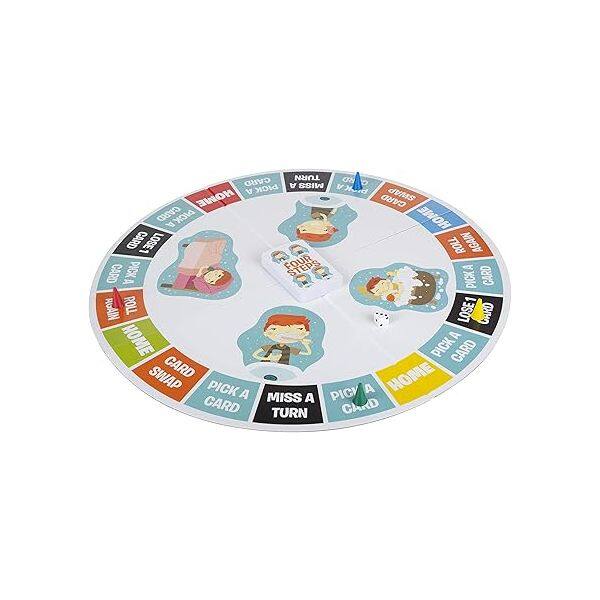 TURN, PICK A CARD, MISS A TURN, PICK A CARD, SWAP CARD, PICK A CARD, HOME, PICK A CARD, LOSE, ROLL AGAIN, FOUR, PICK A CARD, PICK A CARD, AGAIN, ROLL, LOSE, CARD, HOME, PICK A CARD, SWAP CARD, HOME, PICK A MISS, PICK A CARD, TURN, CARD