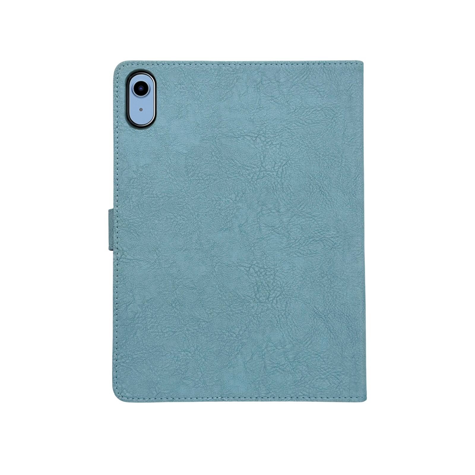 Alt View 4. UUCOVER - For Apple iPad (A16) 11" 2025 & iPad 10.9" 2022 10th Gen Tablet Folio Case with Card Slots,PU Leather Flip Stand Cover - Blue.