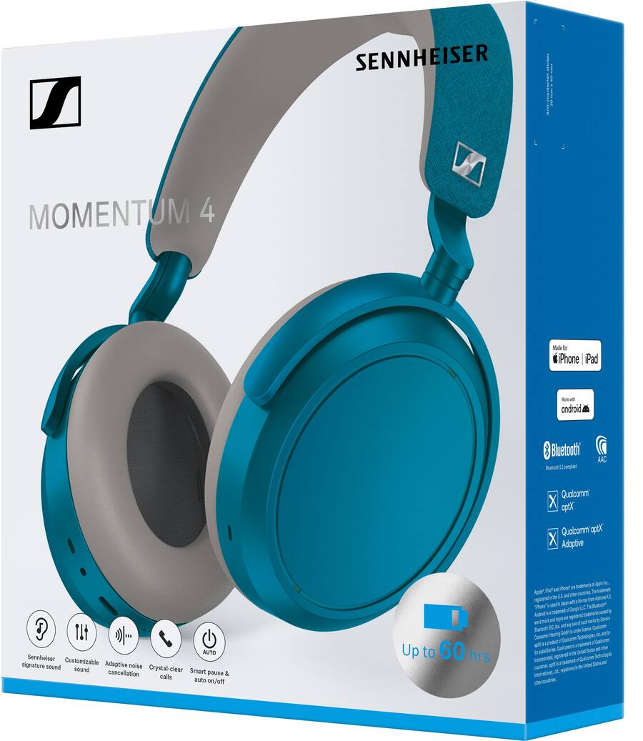 Sennheiser MOMENTUM 4 Wireless Bluetooth Adaptive Noise Canceling Sennheiser MOMENTUM 4 Wireless Bluetooth Adaptive Noise Canceling