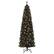 Front. Costway - 7ft Pre-lit PVC Christmas Pencil Tree w/ 350 LED Lights - Black.