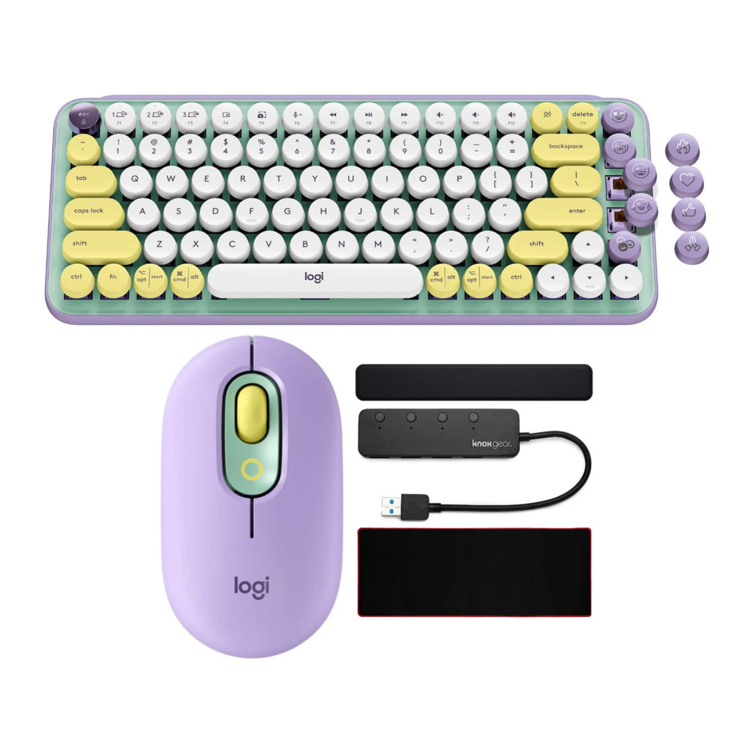 Logitech Pop Keys Wireless Mechanical Keyboard With Emoji
