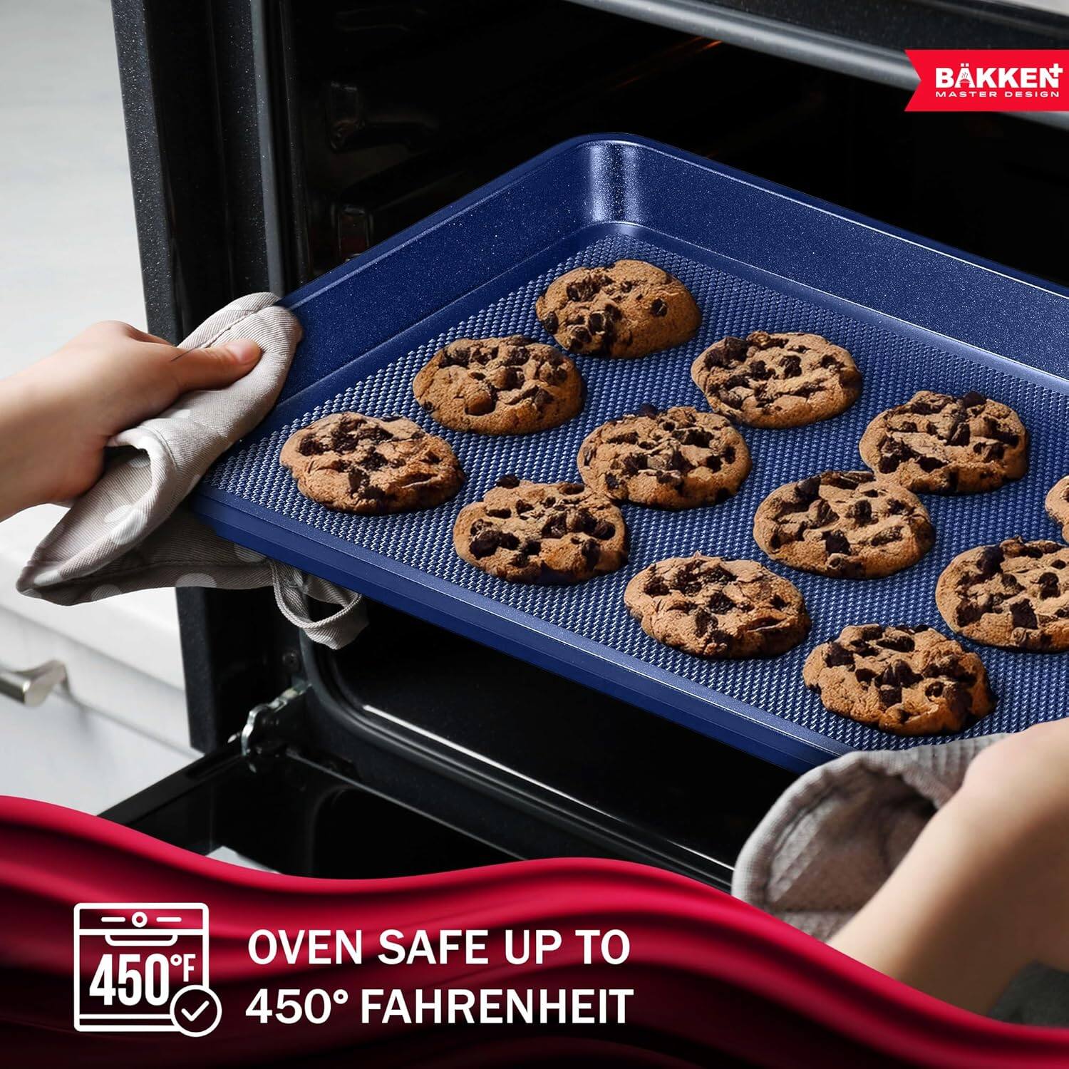 BAKKEN MASTER DESIGN OVEN SAFE UP TO 450°F 450° FAHRENHEIT