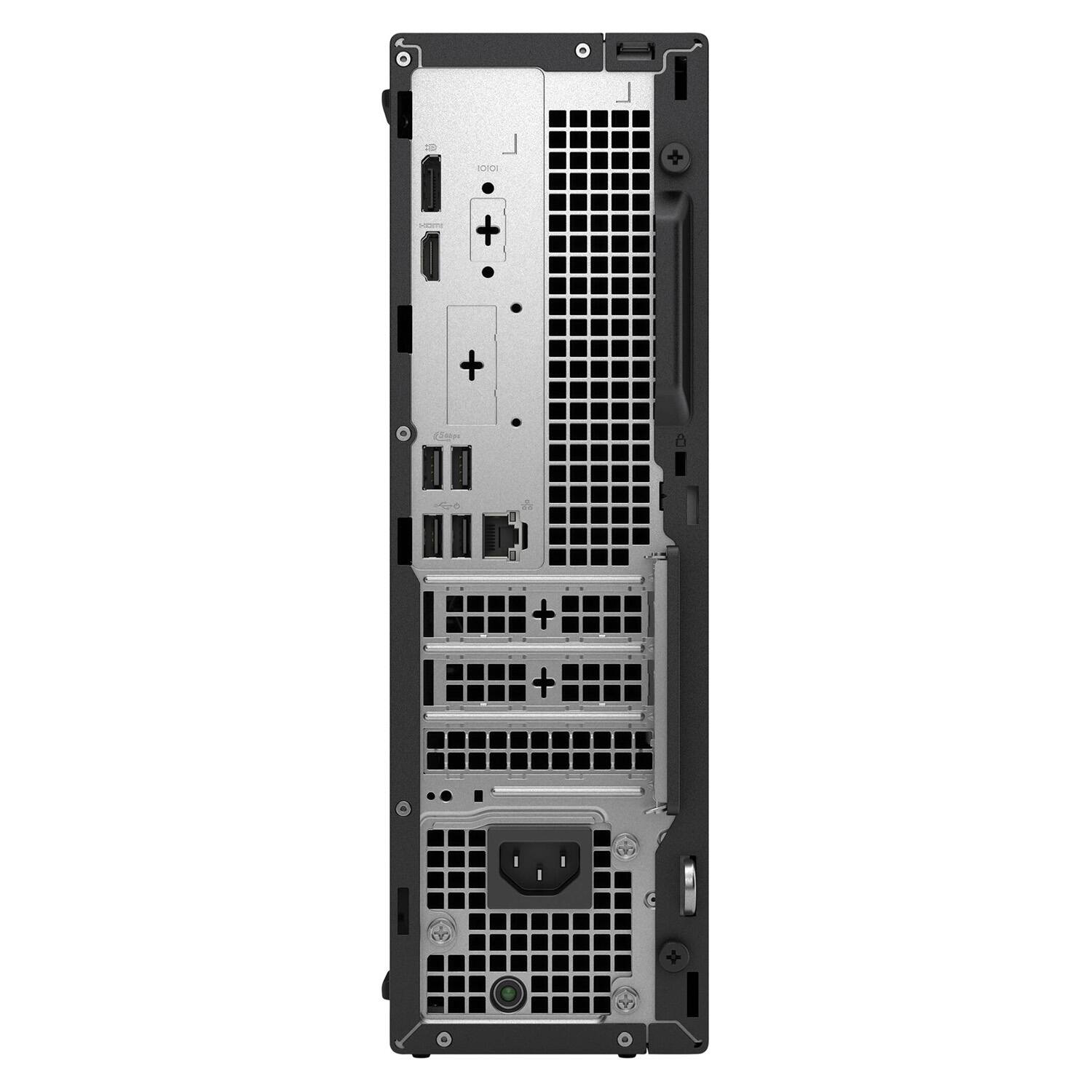 Alt View 5. Dell - Dell Pro Slim QCS1250 Mini Desktop (Intel i5-14500, 16GB DDR5, 512GB PCIe SSD, Intel UHD 770, Win 11 Pro) w/USB Hub - Black.