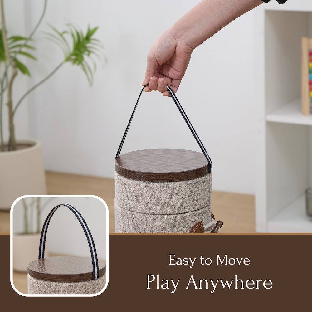 Easy to Move  
Play Anywhere
