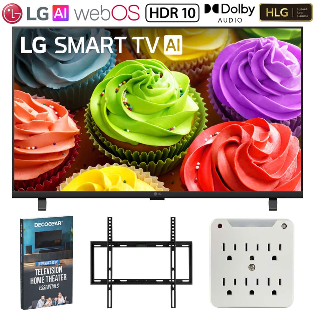 Bundle - LG - LB65 32" HD HDR Smart LED TV (2026) + Accessories & Home Theatre Guide Package
