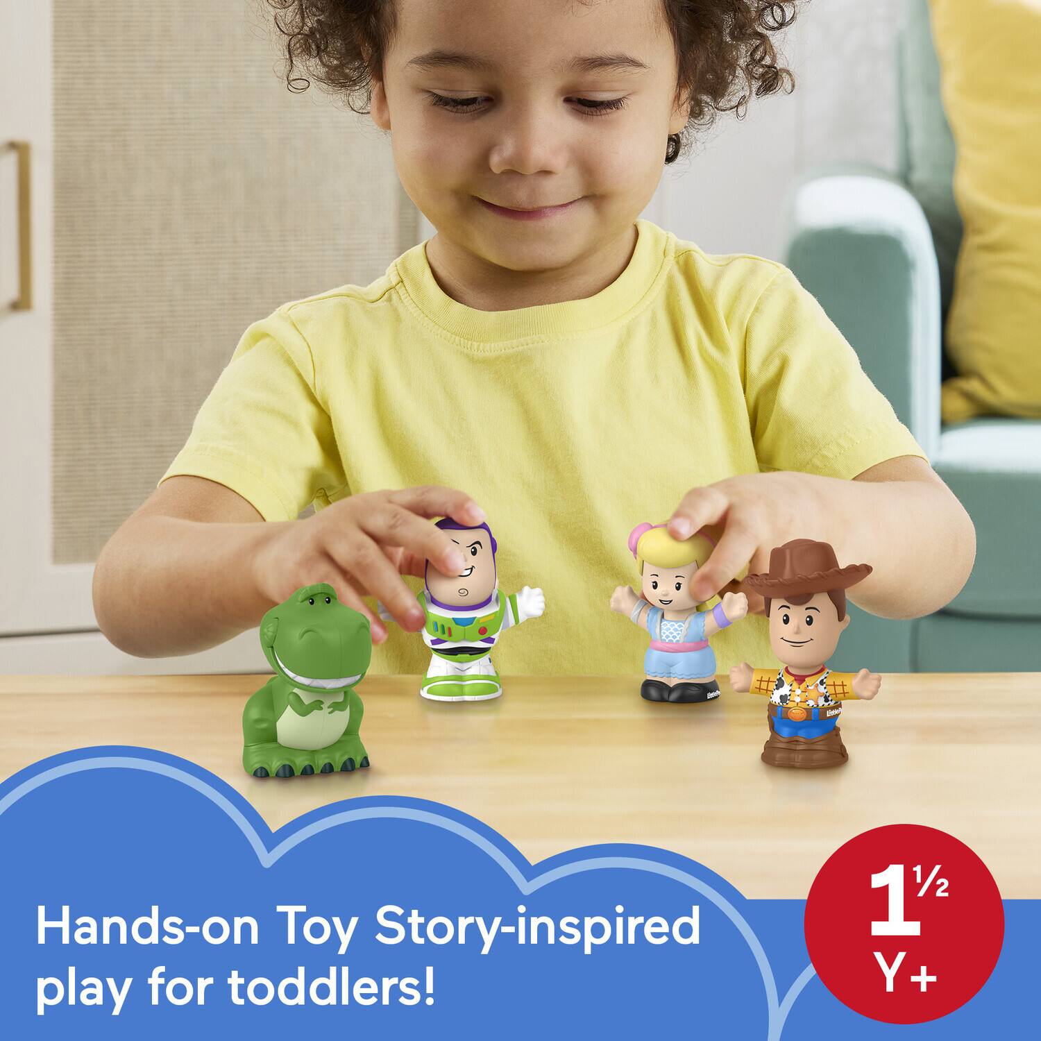 Hands-on Toy Story-inspired play for toddlers!  
1½ Y+