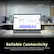Reliable Connectivity
Engage with ease; stable connectivity, comfortable typing, and intuitive navigation pave the way for effortless idea expression.