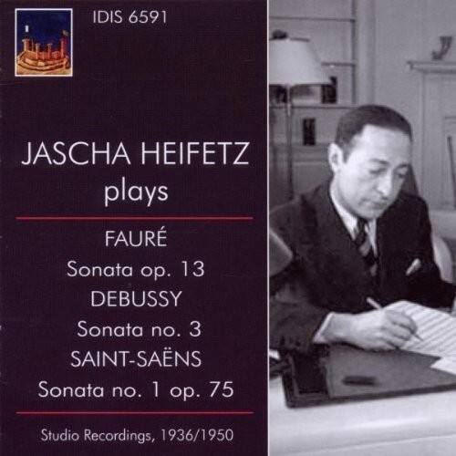 IDIS 6591

JASCHA HEIFETZ plays

FAURÉ  
Sonata op. 13

DEBUSSY  
Sonata no. 3

SAINT-SAËNS  
Sonata no. 1 op. 75

Studio Recordings, 1936/1950