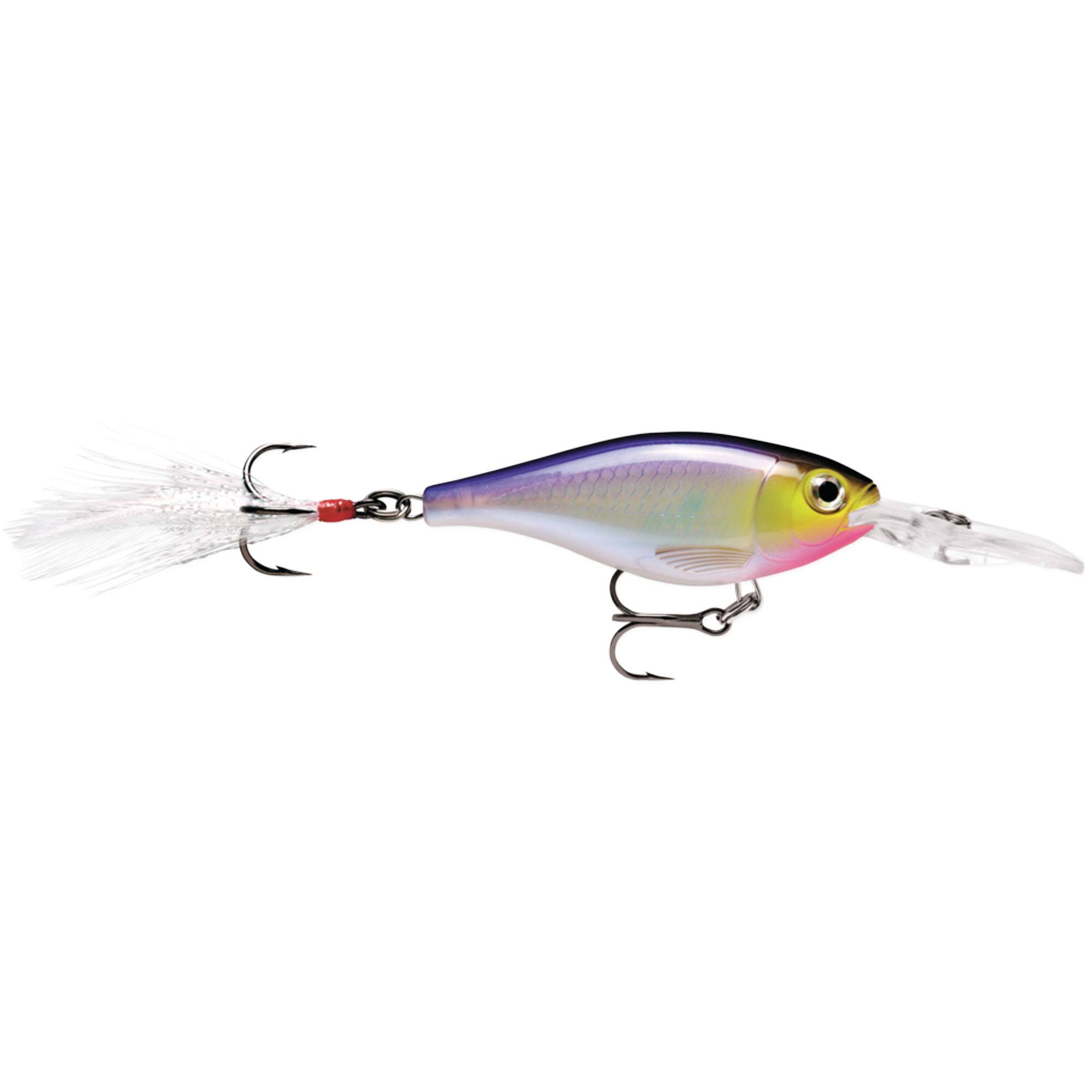 Front. Rapala - Rapala X-Rap Shad 06, Fishing Lure, Purpledescent - Purpledescent.